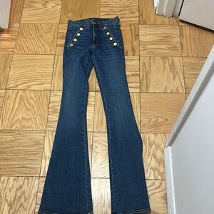 Ramy Brook Blue Flare Denim Jeans